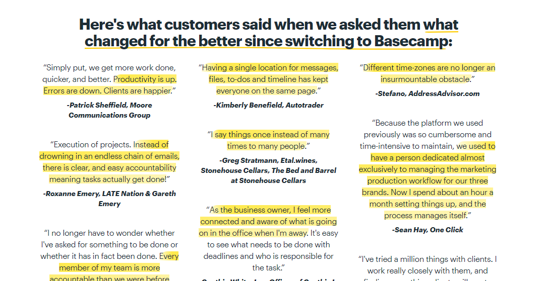 The Unrivaled Guide To Creating A Customer Testimonial Page (+ Examples ...